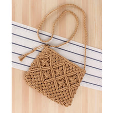 Load image into Gallery viewer, Giana Macrame Crossbody Bag