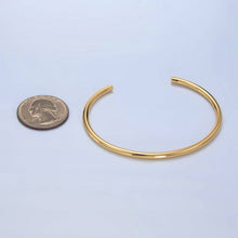 Load image into Gallery viewer, 24K Gold Filled Minimalist Cuff

