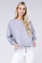 Load image into Gallery viewer, Brushed Melange Hacci Oversized Sweater
