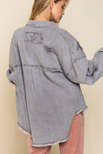 Load image into Gallery viewer, Fringe Distressed Oversized Jacket
