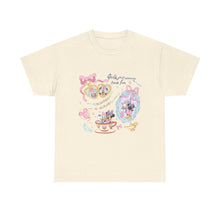 Load image into Gallery viewer, Cute Pastel Cartoon Tee — Minnie &amp; Friends Tea Party Graphic T-Shirt
