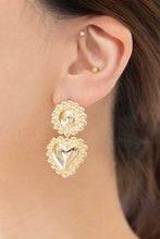 Load image into Gallery viewer, Affinity Heart Drop Earrings
