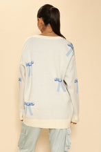 Load image into Gallery viewer, All over bow knit cardigan
