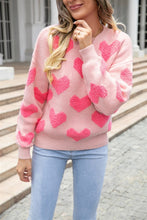 Load image into Gallery viewer, Hearts knit sweater
