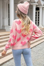 Load image into Gallery viewer, Hearts knit sweater
