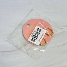 Load image into Gallery viewer, Shine Covered Oval Hoop Earrings
