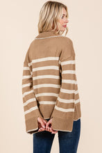 Load image into Gallery viewer, Stripe Pattern Knit Sweater
