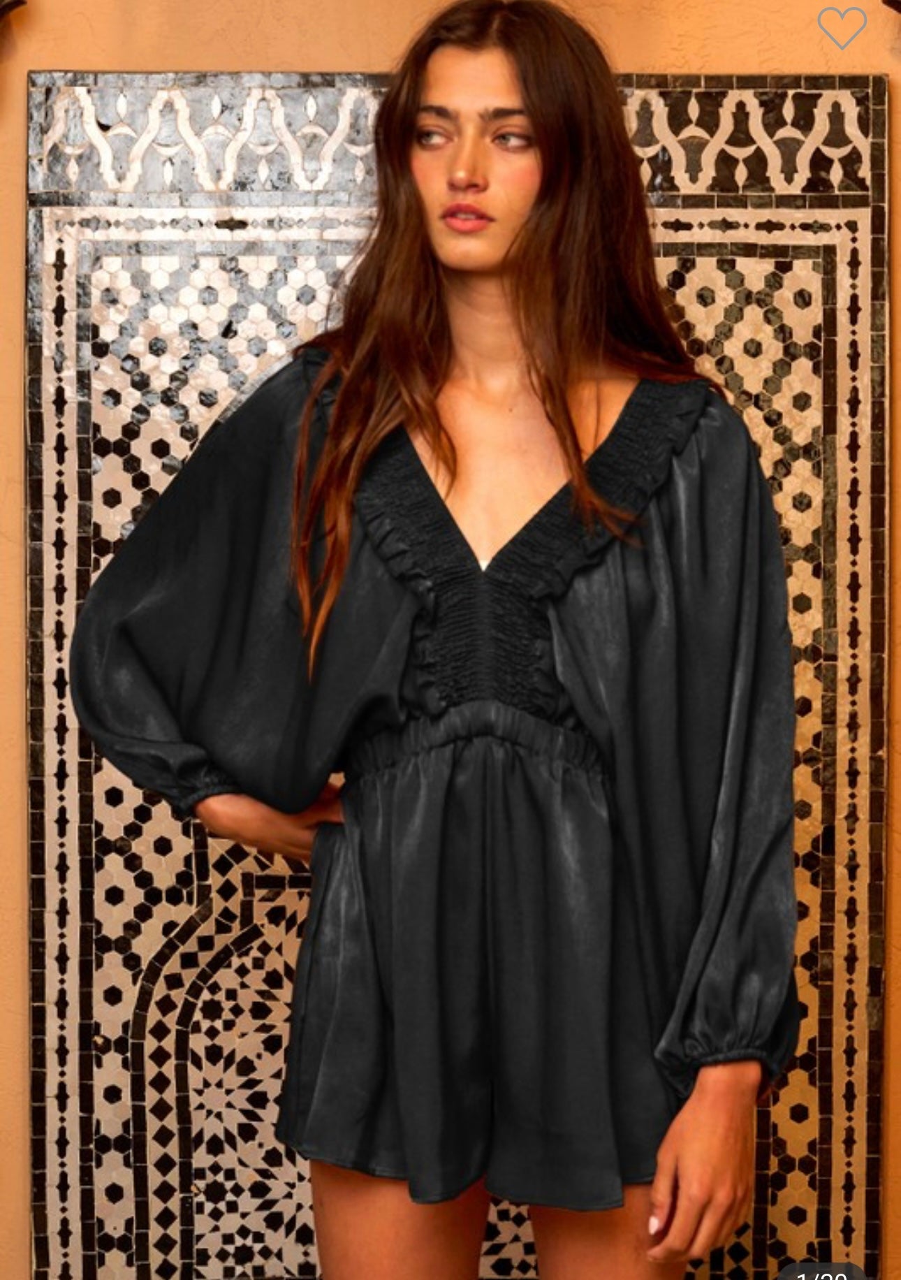 Satin Romper