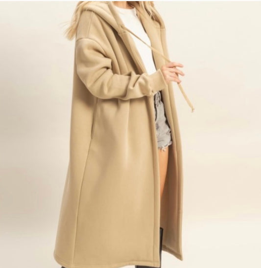 Hooded coat