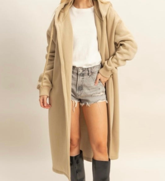 Hooded coat