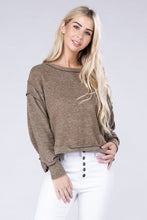 Load image into Gallery viewer, Brushed Melange Hacci Oversized Sweater
