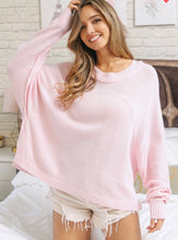 Load image into Gallery viewer, Cassidy Raw Edge Knit Pullover
