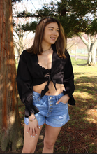 Load image into Gallery viewer, Victoria Cuffed Denim Shorts
